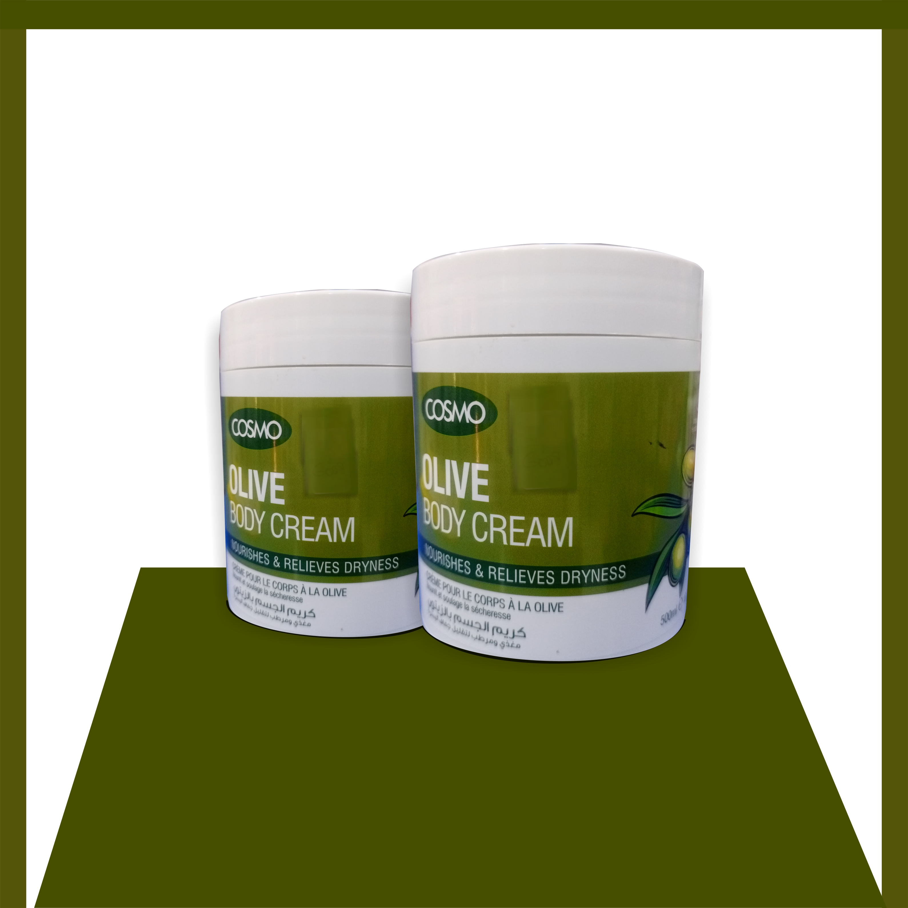 Olive body cream